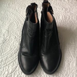 H&M Genuine Leather and suede Ankle Boots